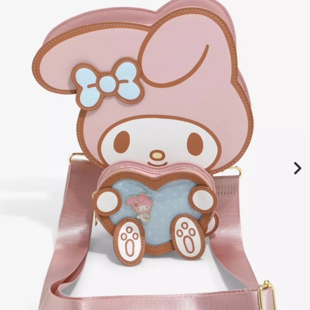 Sanrio My Melody Heart Crossbody Bag